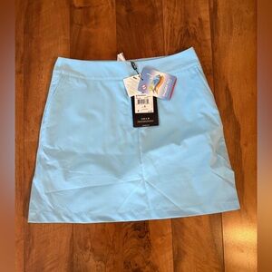 Adidas stretch skort, light blue, women size 6, golf skort